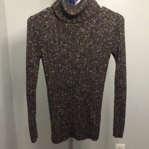 Brown Sonoma Turtleneck Knit Sweater